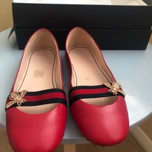 Gucci shoes Bayadere bee ballet flats size 8/38